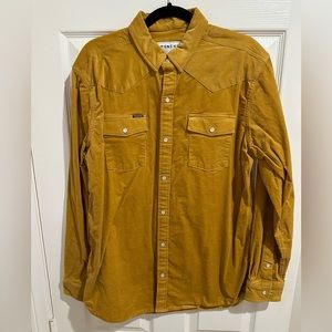 Poncho Corduroy Western shirt